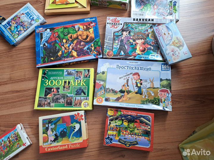 Пазлы и настольные игры