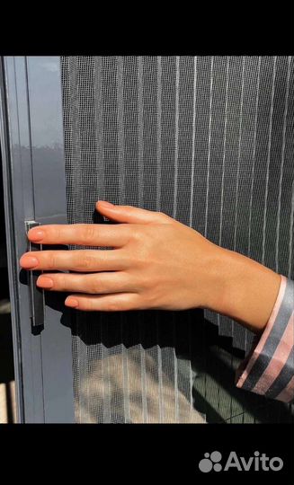 Москитная сетка плиссе, сетка-гармошка