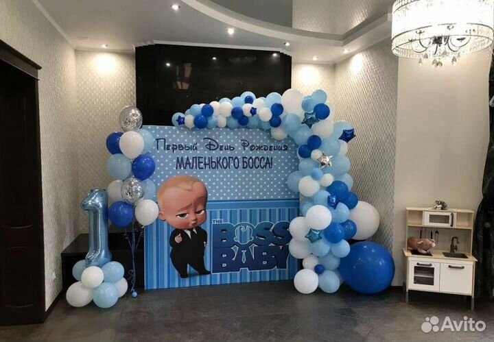 Фотозона на первый день рождения