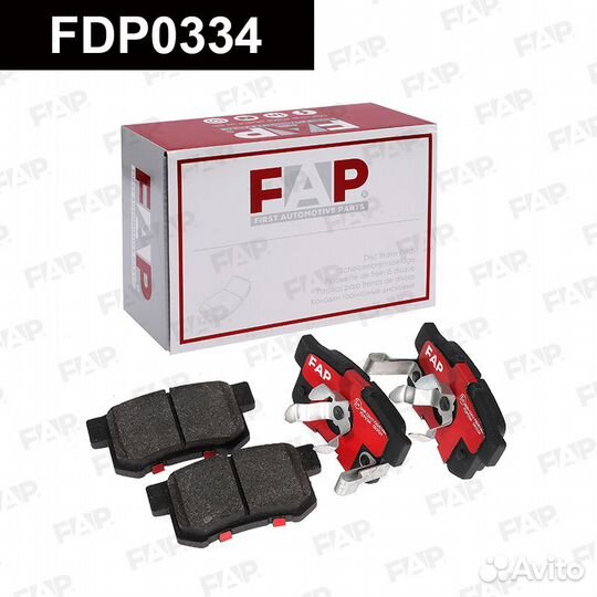 Колодки тормозные FDP0334 FAP Россия