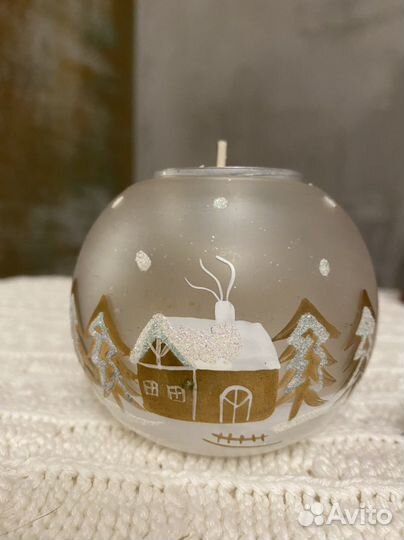 Новогодний подсвечник