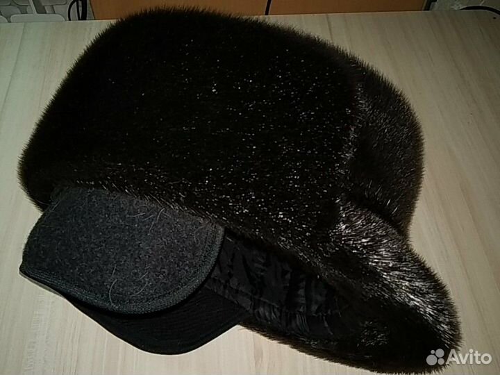 Мужская шапка из нерпы