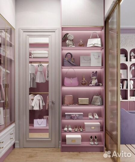 Гардеробные на заказ, системы хранения, шкафы