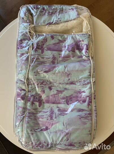 Конверт в коляску на овчине