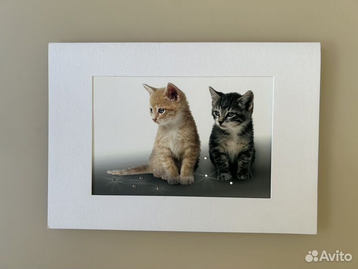 Открытка со стразами Swarovski