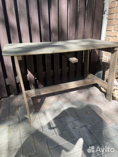 Стол деревянный для дачи