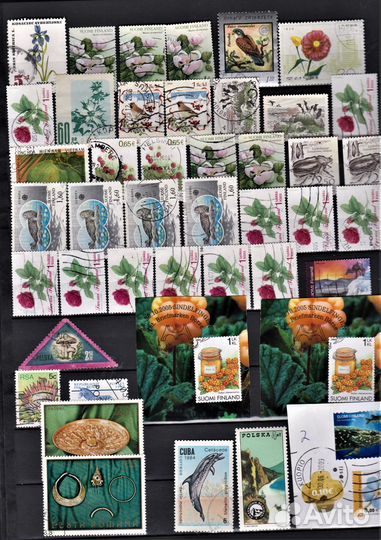 Почтовые гашеные марки и блоки стран мира