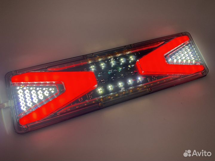 Диодные задние фонари LED 12-24в, X1 «Иксы»