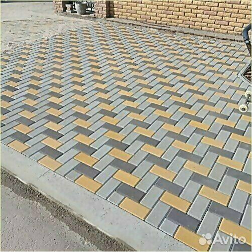 Тротуарная плитка, доставка манипулятором