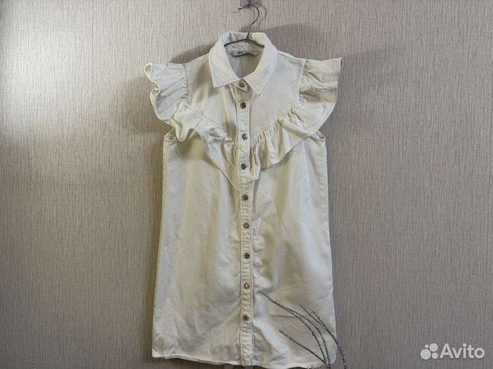 Джинсовое платье zara м