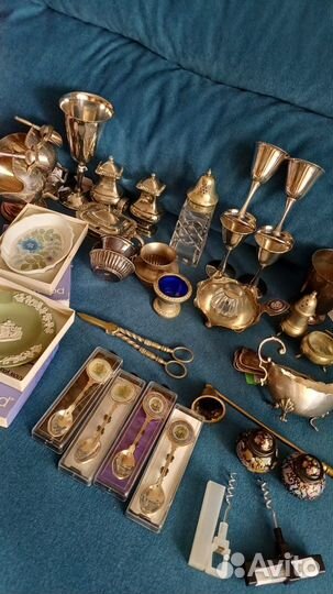 Сифтер, солонки, соусник,рюмки, антик