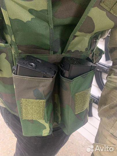 Тактическая Разгрузка Олива 8 Магазинов+Гранатники