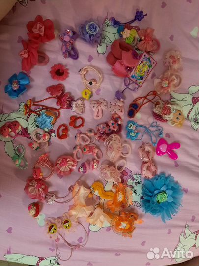 Набор резинок и заколок пакетом