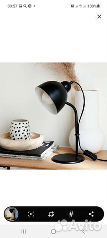 Настольная лампа новая