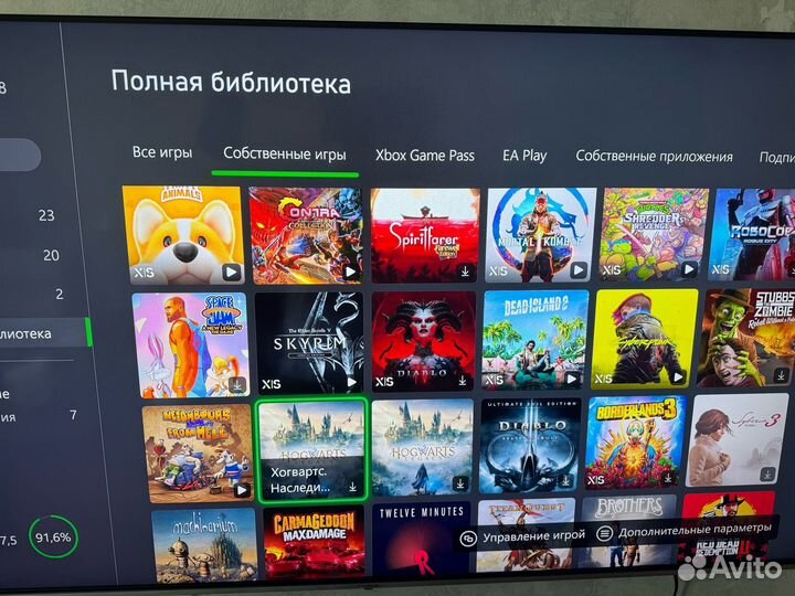 Xbox series x + 3й джойстика + игры