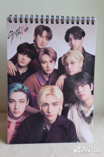 К поп Stray Kids Стрей Кидс Скетчбук блокнот kpop