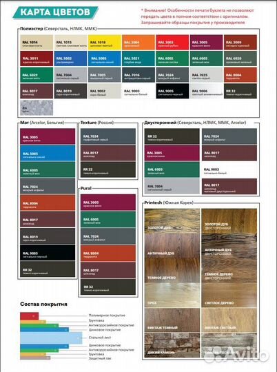 Фальц с П-профилем Северсталь