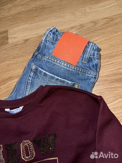 Кофта mayoral джинсы guliver 140