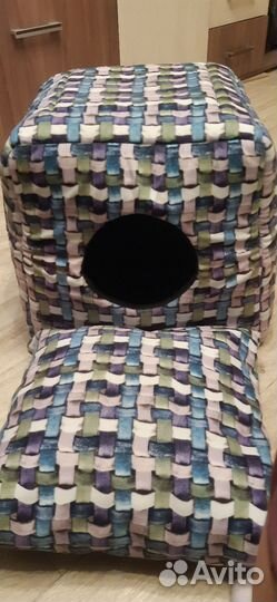 Лежанка домик для собаки
