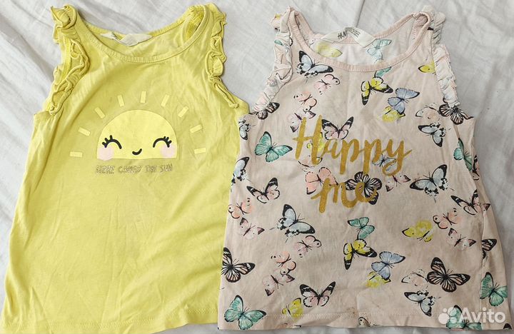 Вещи пакетом на девочку 104 см