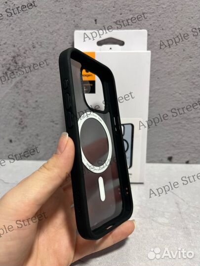 Чехол spigen ultra hybrid iPhone 15 PRO black