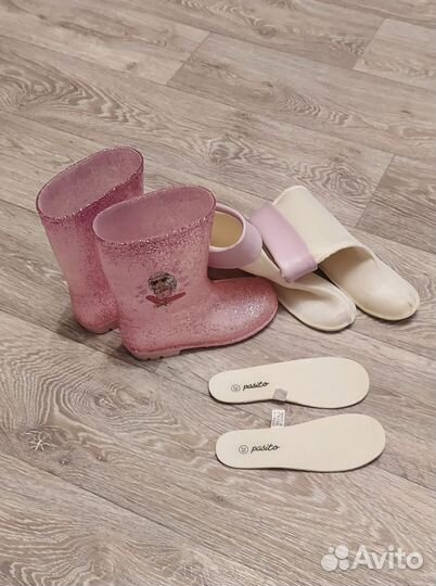 Резиновые сапоги для девочки 29 размер