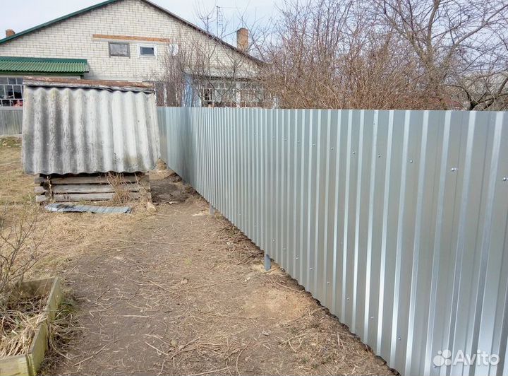Заборы из профнастила, евроштакетника, 3D