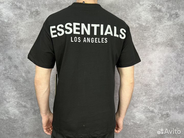 Футболка Essentials рефлектив (fear of god )