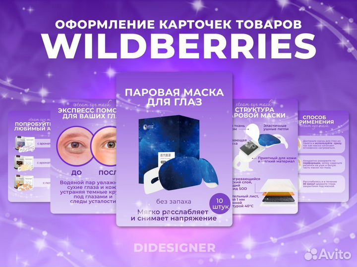 Инфографика для маркетплейсов/ карточки товаров