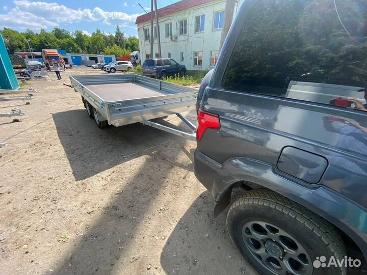 Прицеп мзса 817739 3,6м двухосный. Арива. Фаркопы