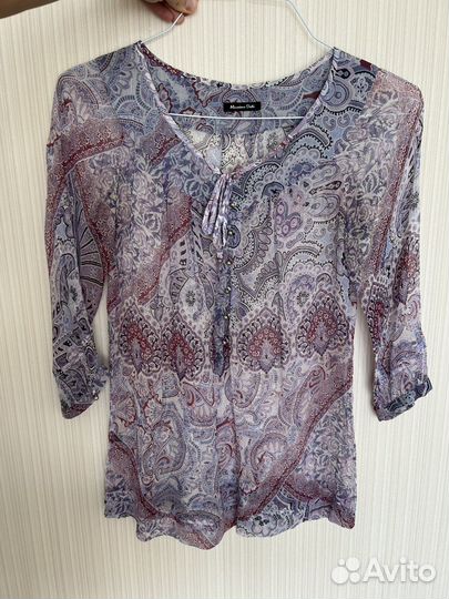 Massimo dutti блузка шелк
