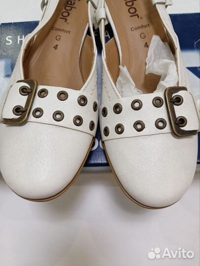 Балетки, туфли, босоножки Gabor 39-40 ст25,5-26 см