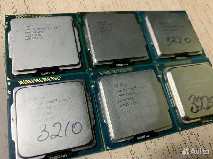 Процессоры i3 2100, i3 3220 LGA1155