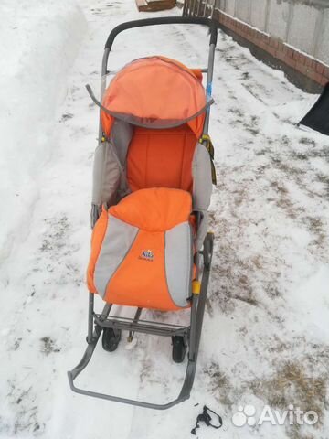 Детские санки коляска