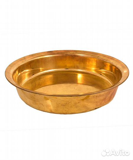 Таз антикварный малый латунь