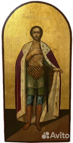 Икона Храмовая Александр Невский