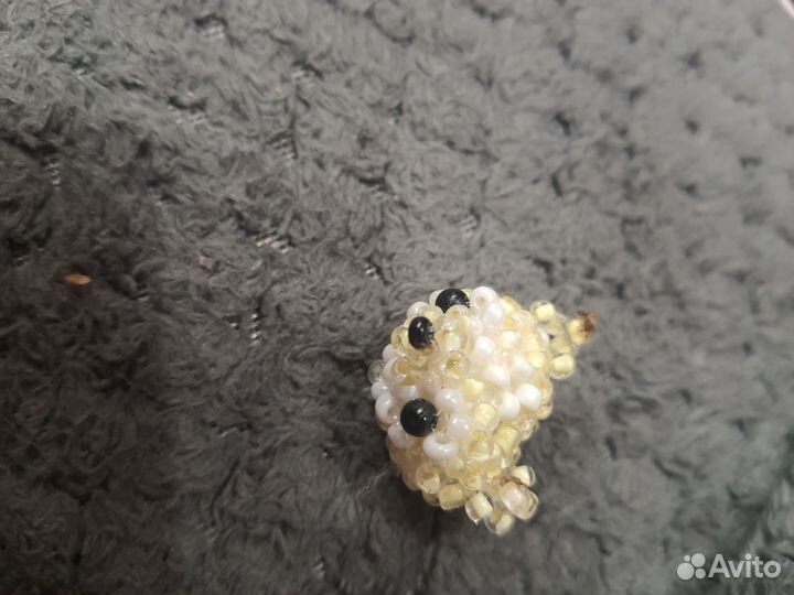 Голова лисы из бисера