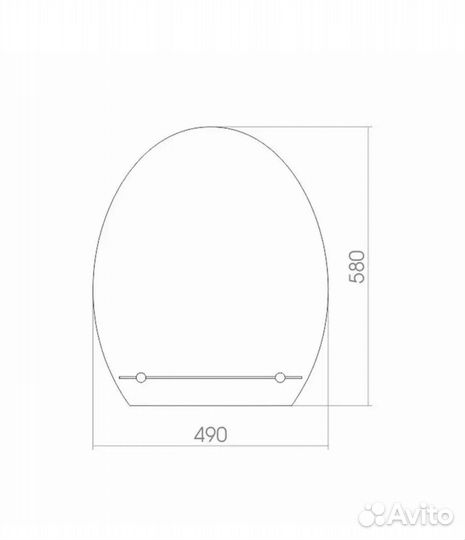 Зеркало настенное