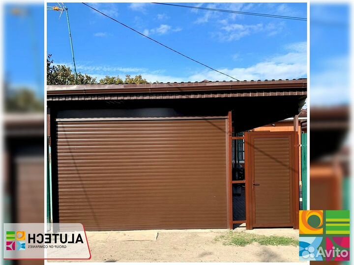 Ворота алютех роллетные