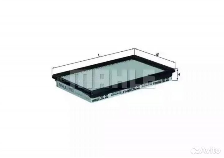 Mahle LX 307 Фильтр воздушный