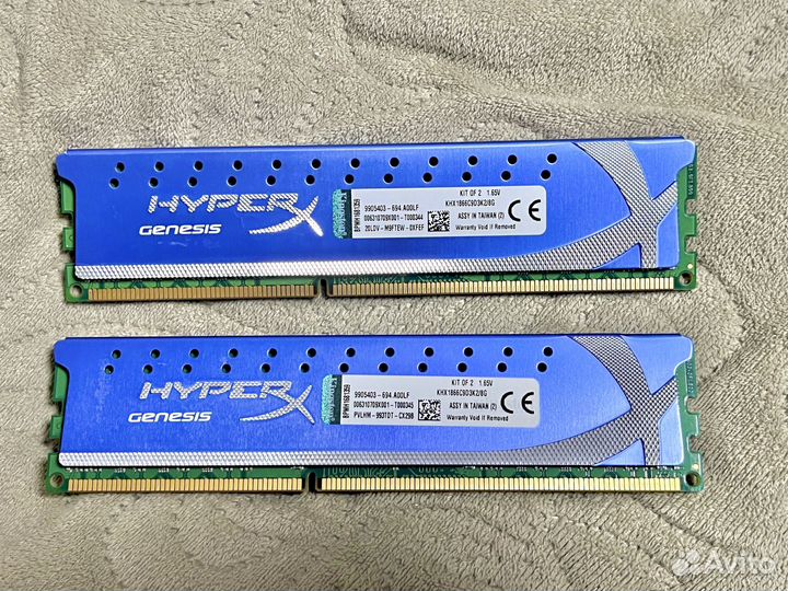 Оперативная память ddr3 8 gb Kingston 1866Mhz