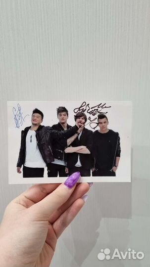 Автограф группы Mband