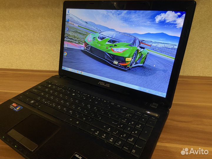 Офисный Ноутбук Asus/AMD/4gb/2Видеокарты/HDD 320gb