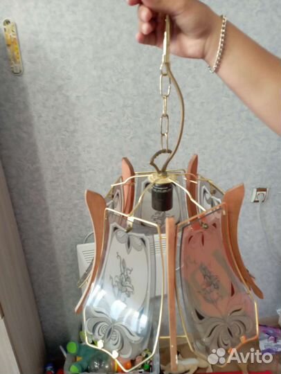 Люстра потолочная бу