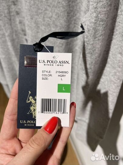 Us polo джемпер