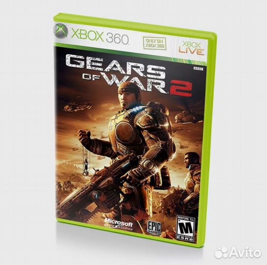 Игра Gears of war 2 (xbox360) Полностью на русском
