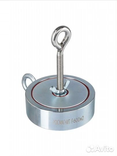 Поисковый магнит двухсторонний 2 f 600