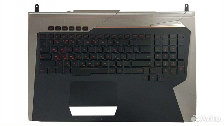 Топ-кейс+клавиатура для Asus G752 черный+подсветка