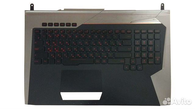 Топ-кейс+клавиатура для Asus G752 черный+подсветка