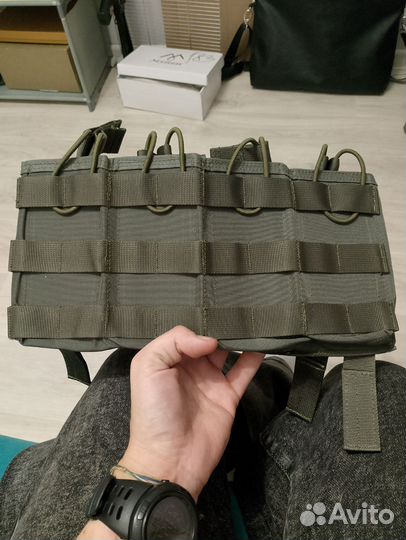 Подсумок для магазина ак олива